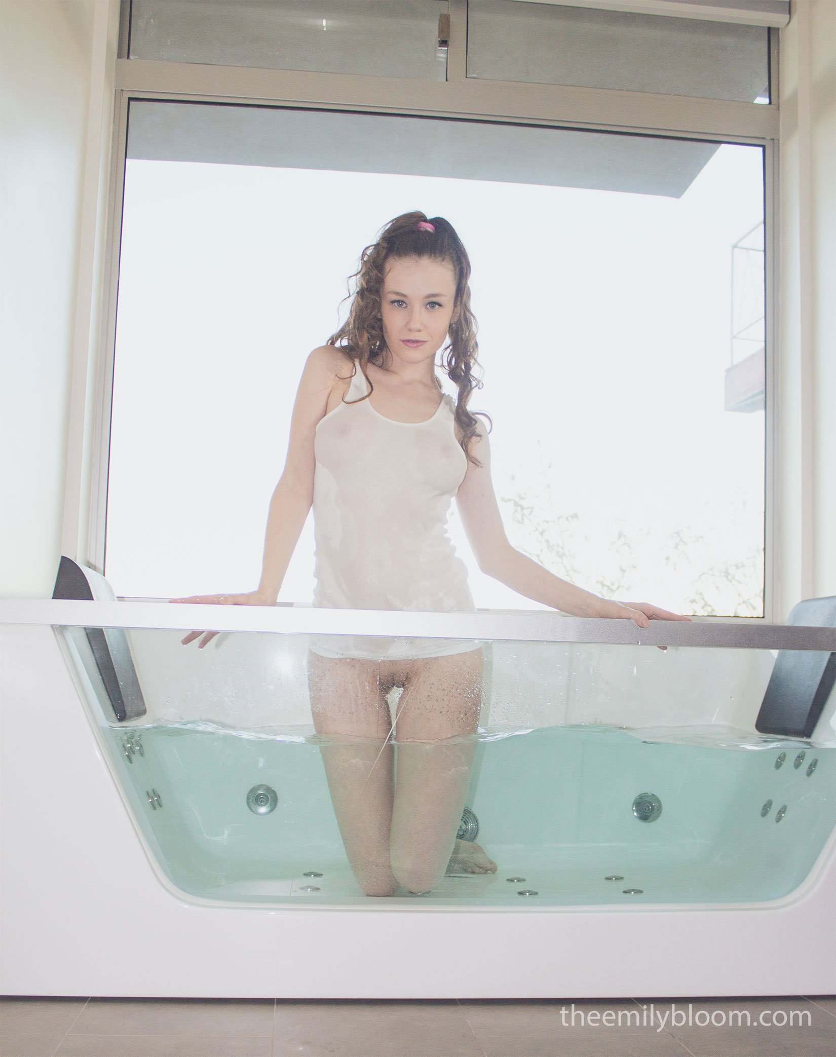 Emily Bloom in Glass Tub photo 9 of 16